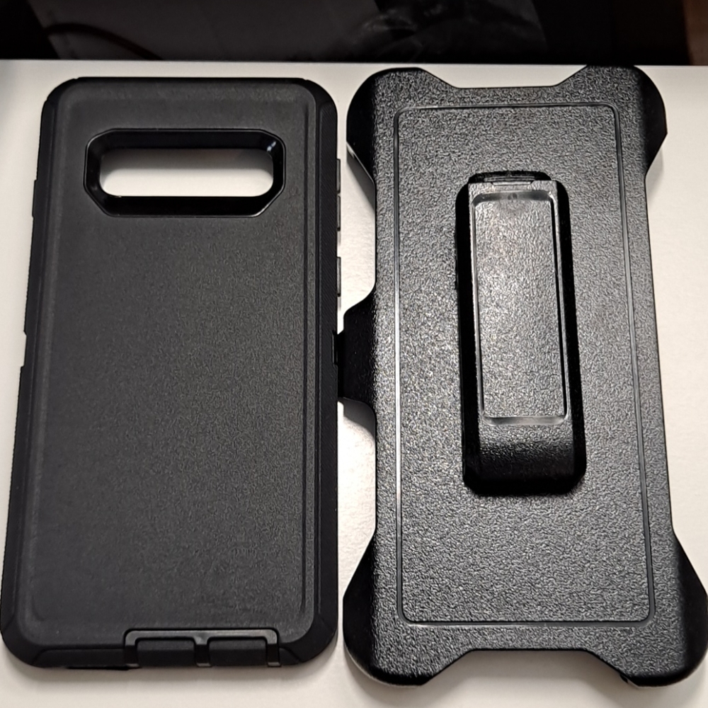 case clip for samsung galaxy s10 regular black new
